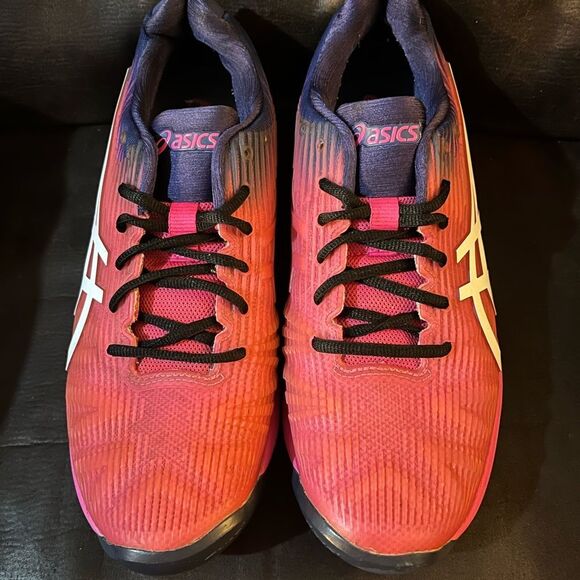 Asics Pink and Black Athletic Shoes Performance Design - Picture 5 of 6